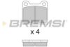 BREMSI BP2009 Brake Pad Set, disc brake